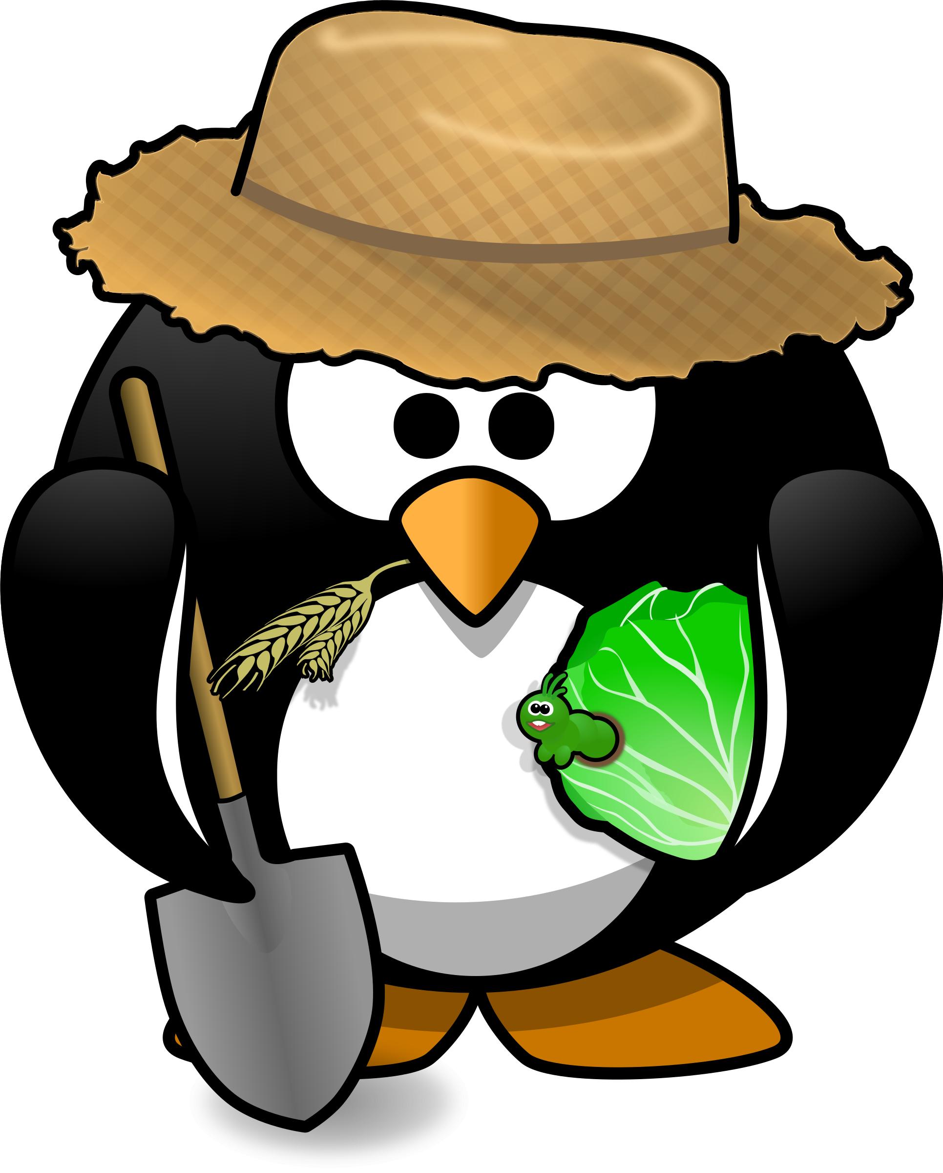Farmer penguin PNG icons