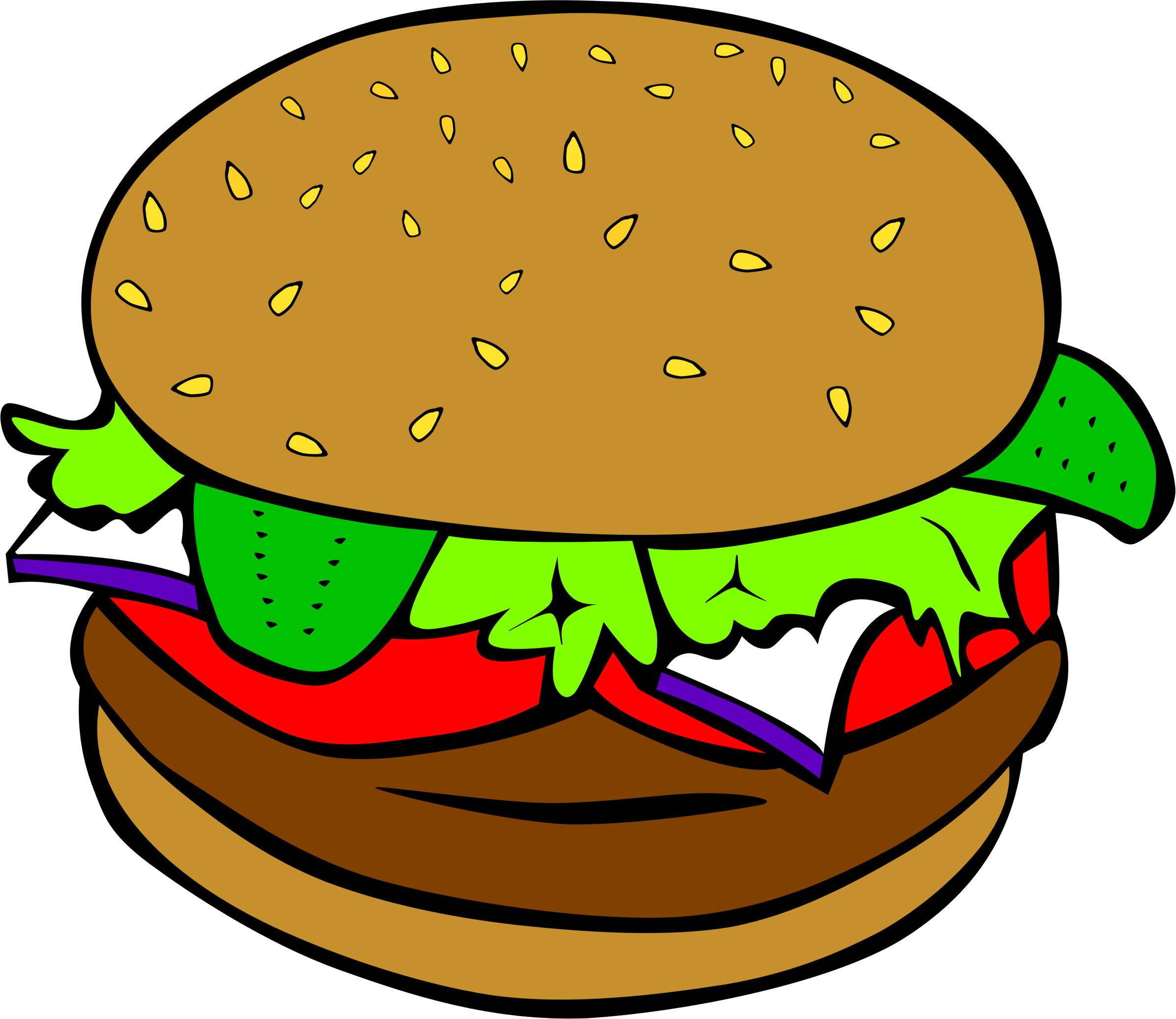 Fast Food, Lunch-Dinner, Hamburger no cheese png
