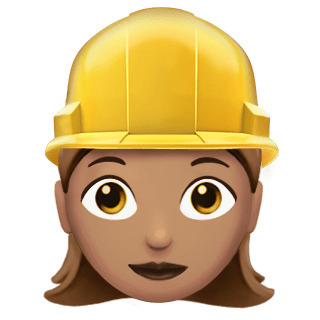 Female Worker Apple Emoji icons