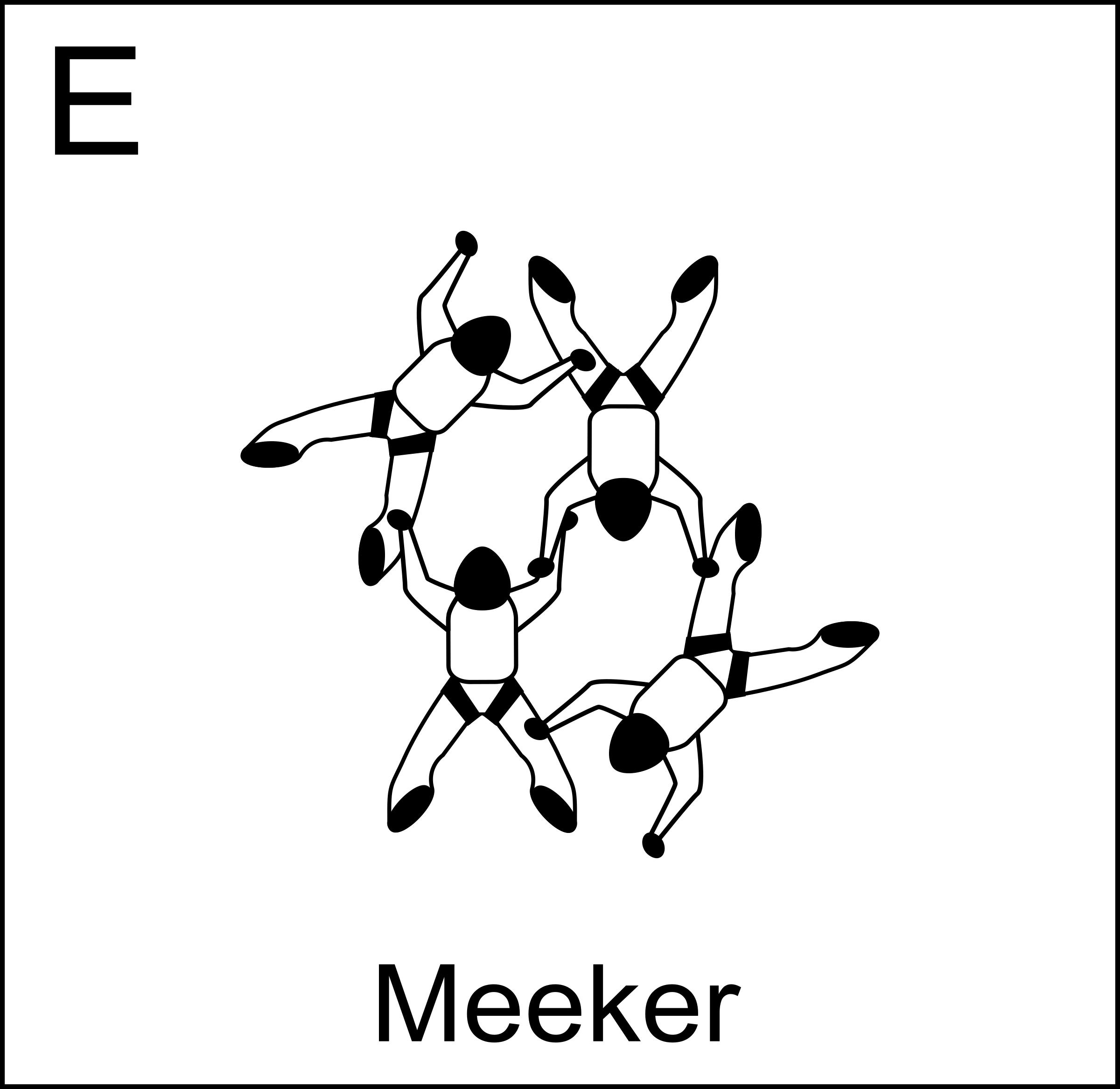 Figure E - Meeker, Vol relatif � 4, Formation Skydiving 4-Way png