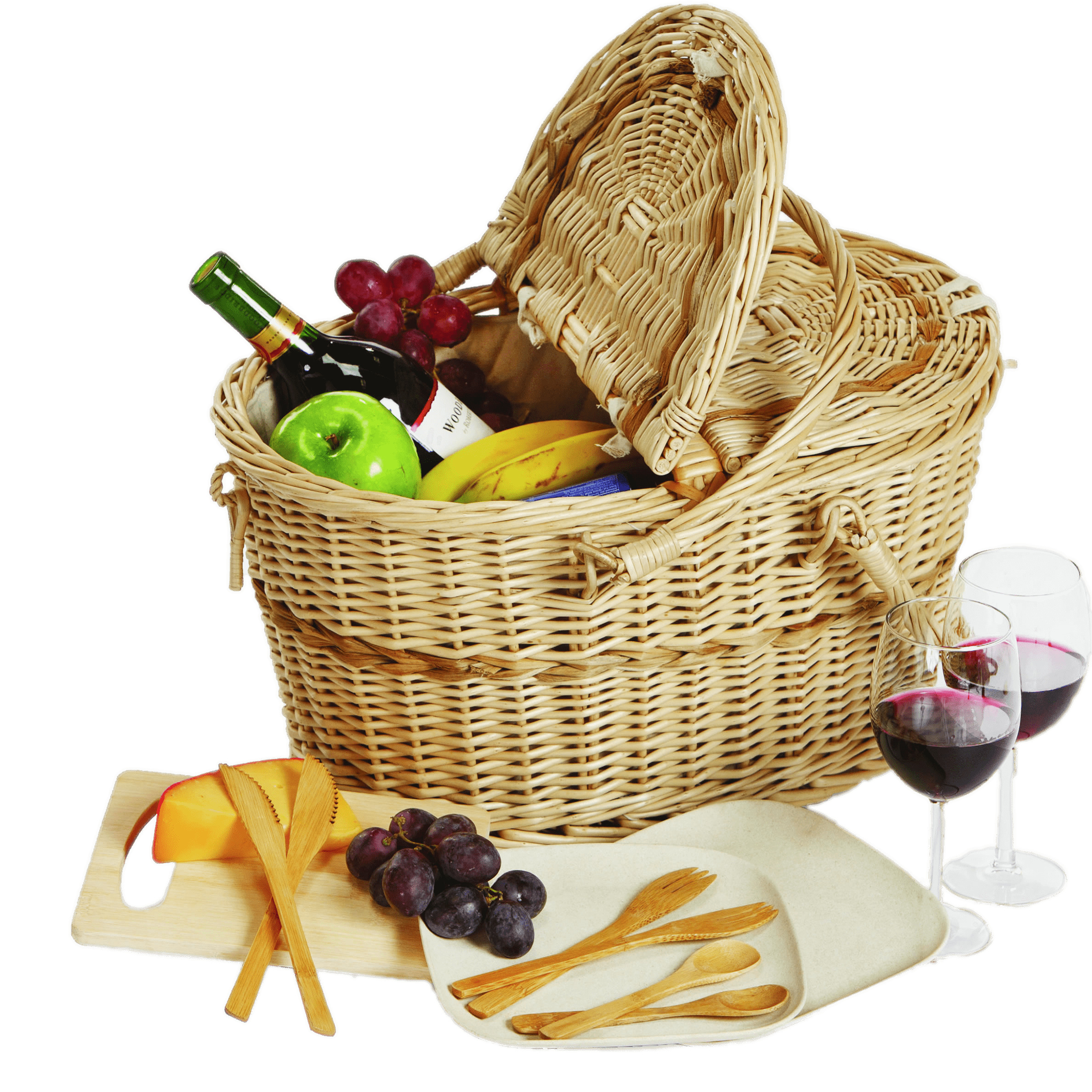 Filled Picnic Basket PNG icons