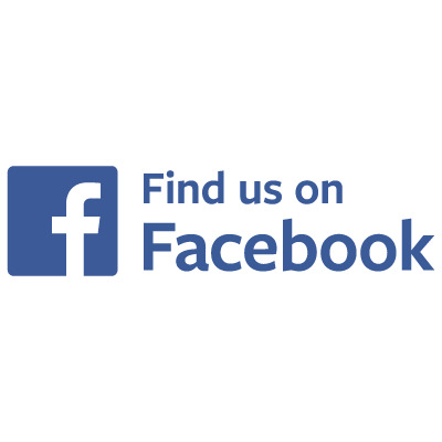 Find Us on Facebook icons