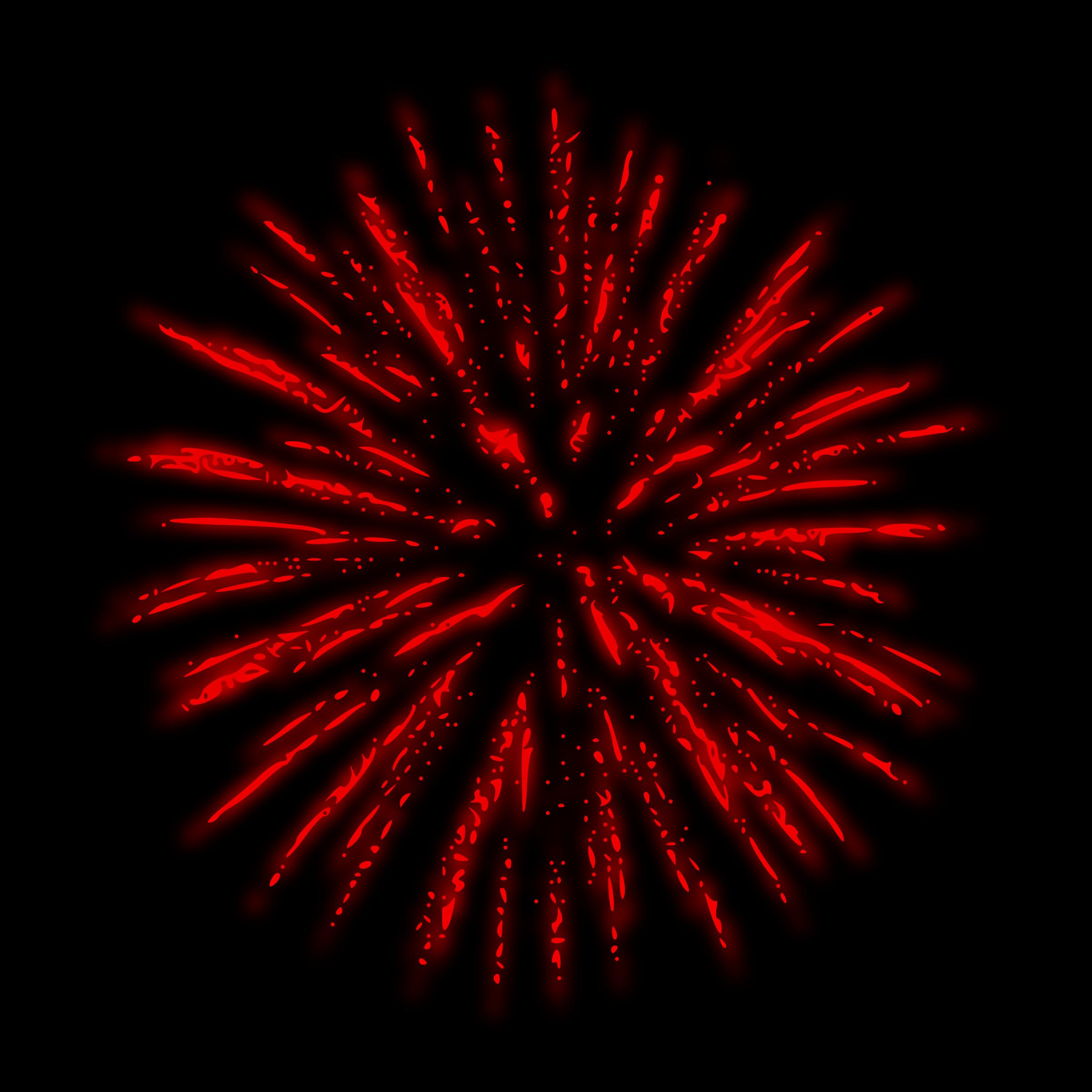 firework auto-trace png