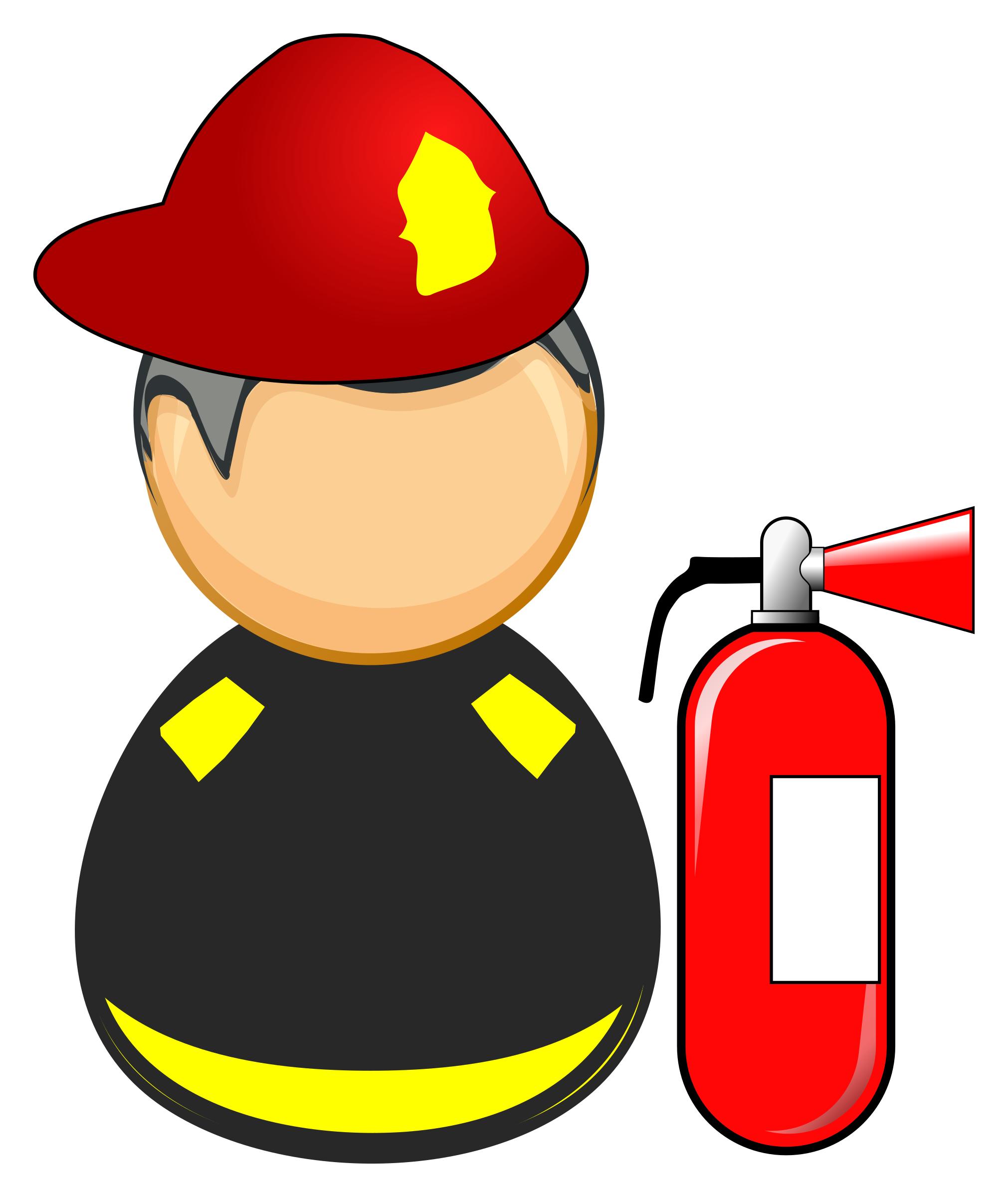 First responder - firefighter png