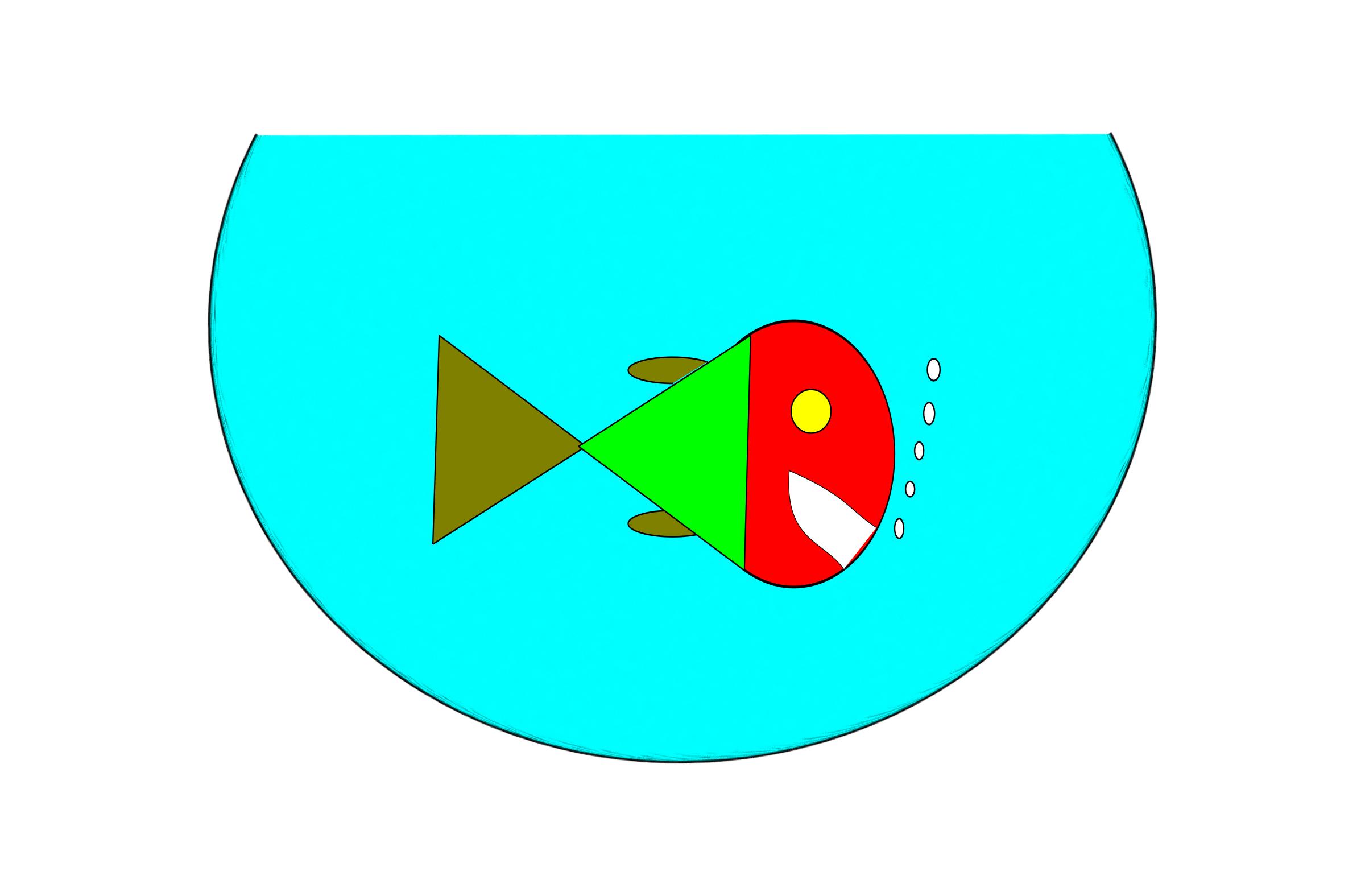 fish in aquarium icons