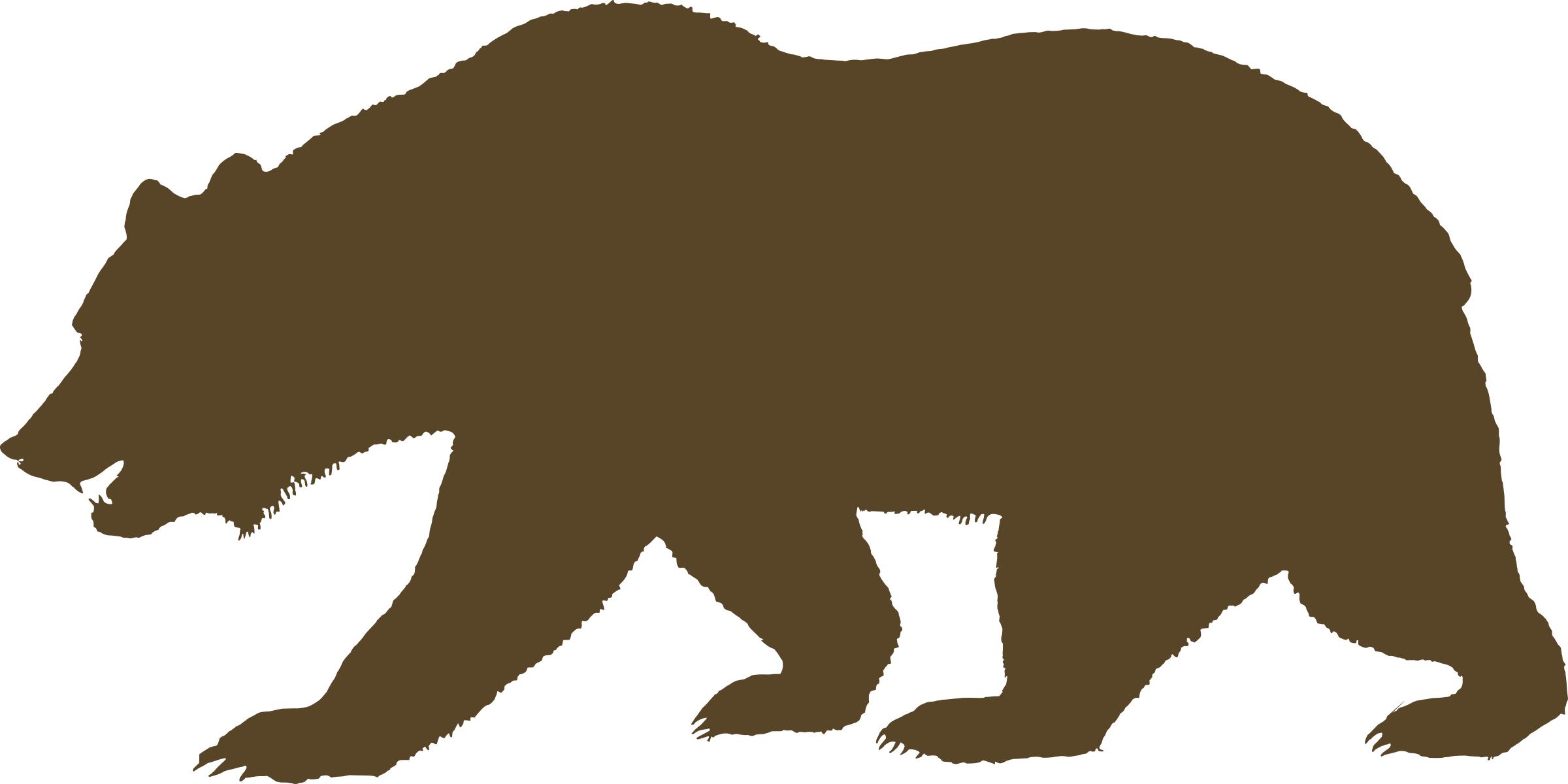 Flag of California - Bear (Solid) png