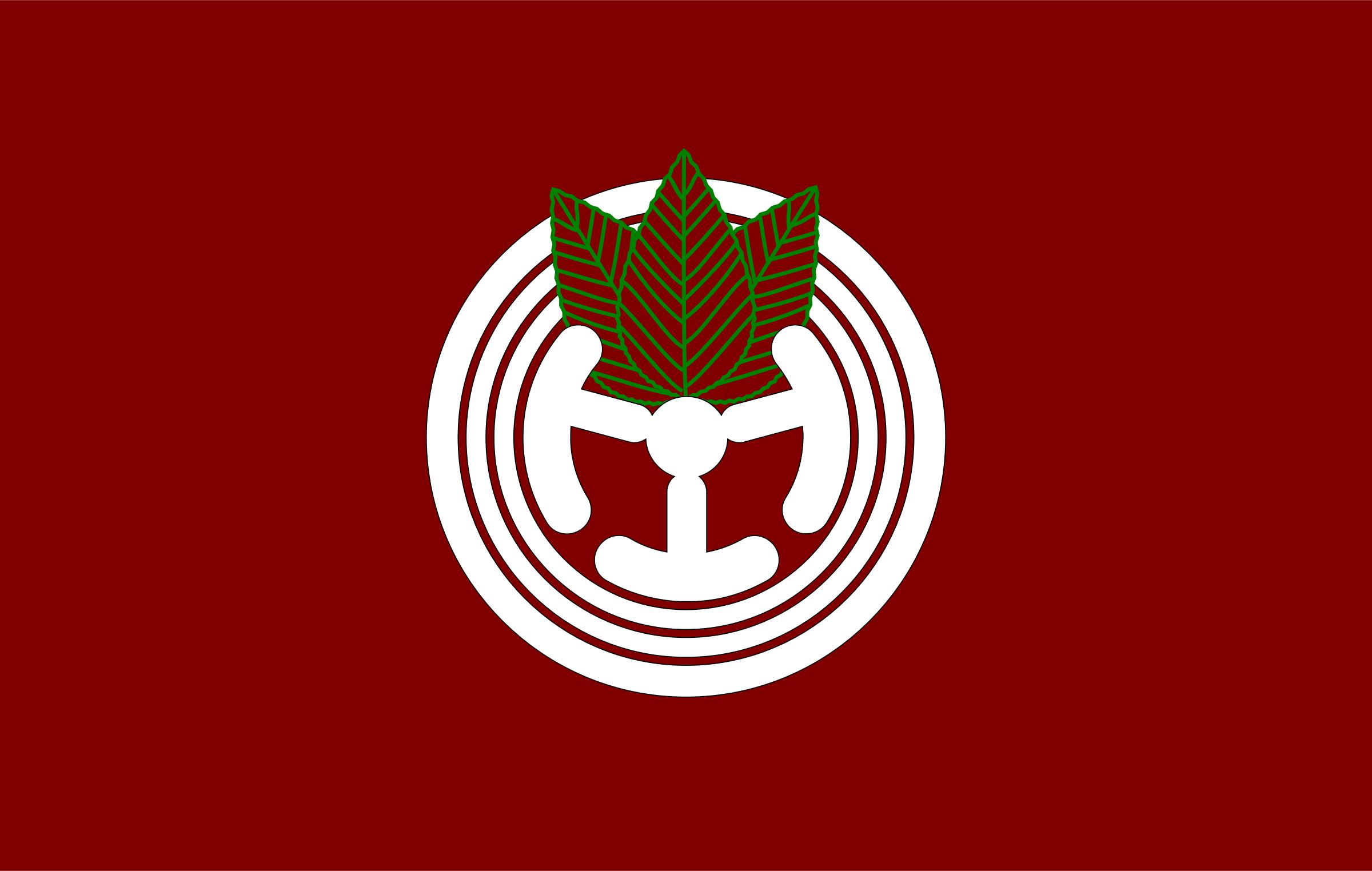 Flag of Toyotomi, Hokkaido png