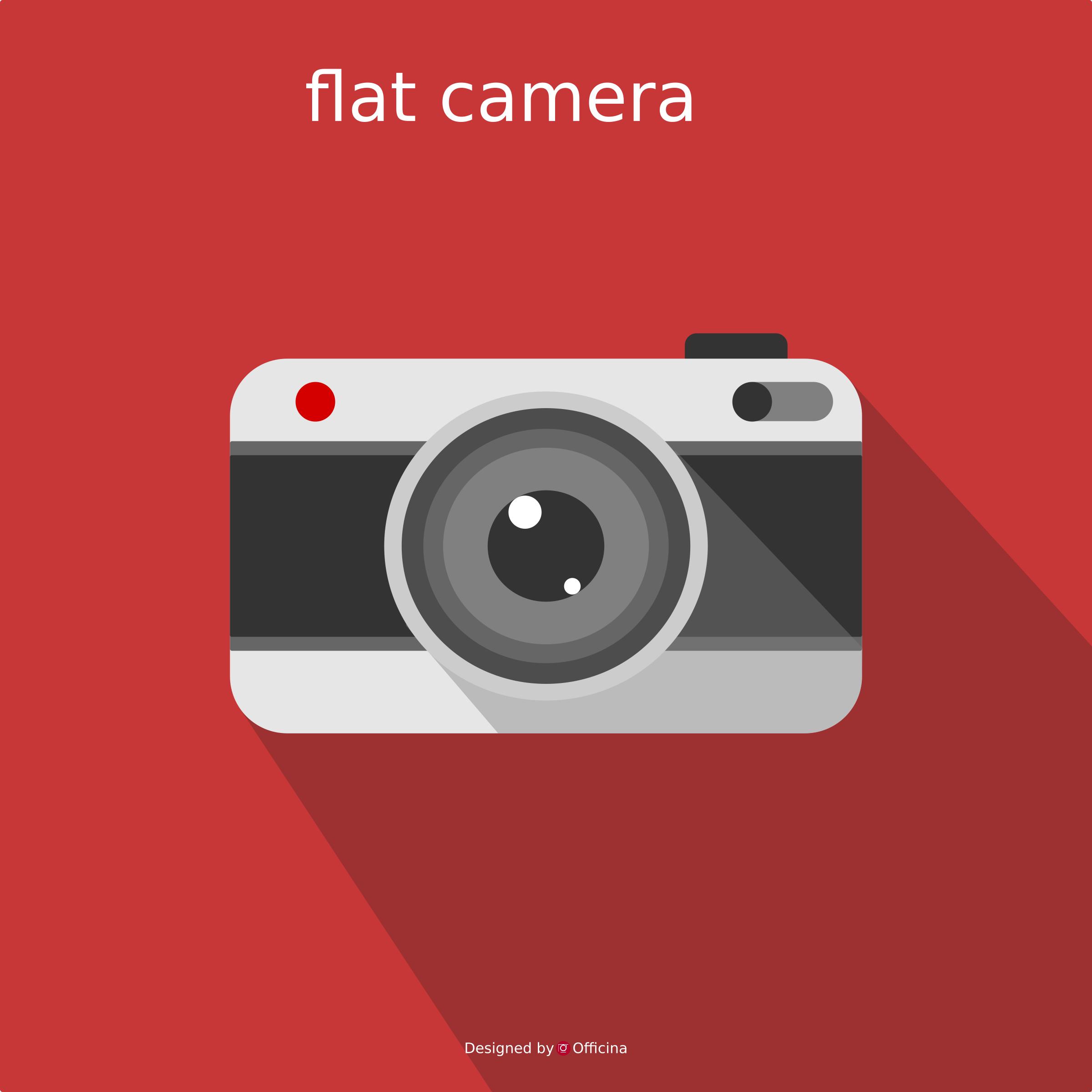 Flat camera PNG icons
