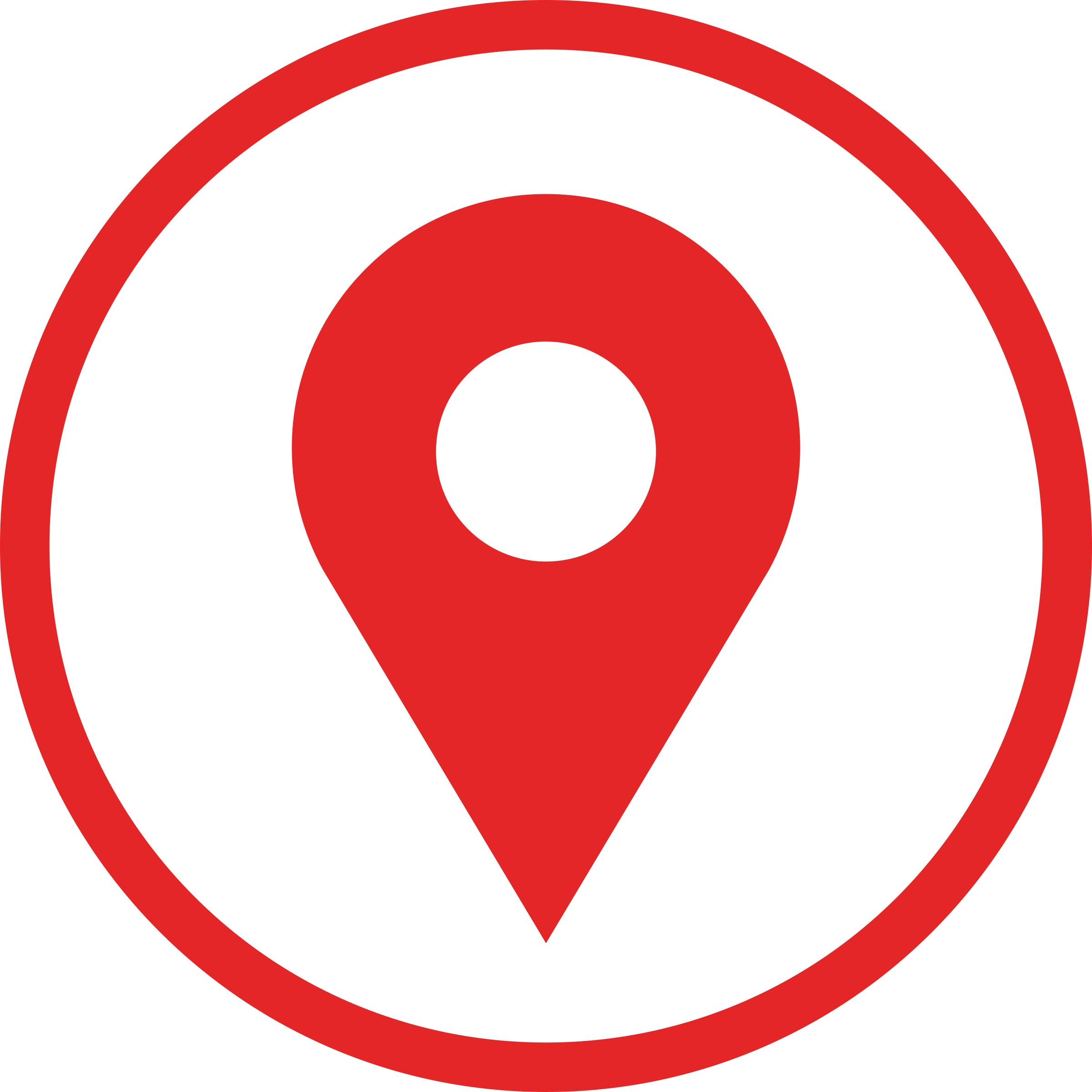 Flat location logo PNG icons