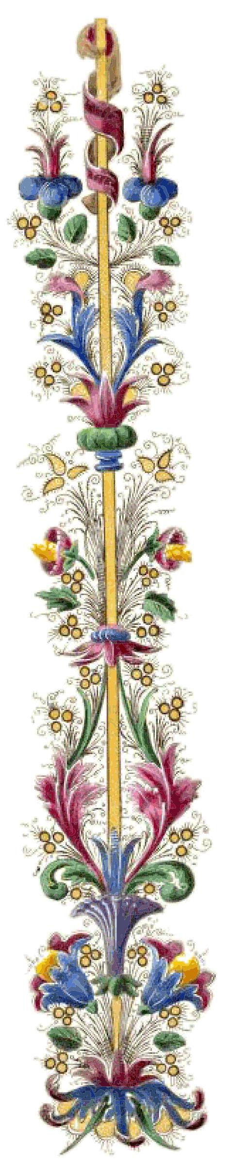 Florentine style ornament png