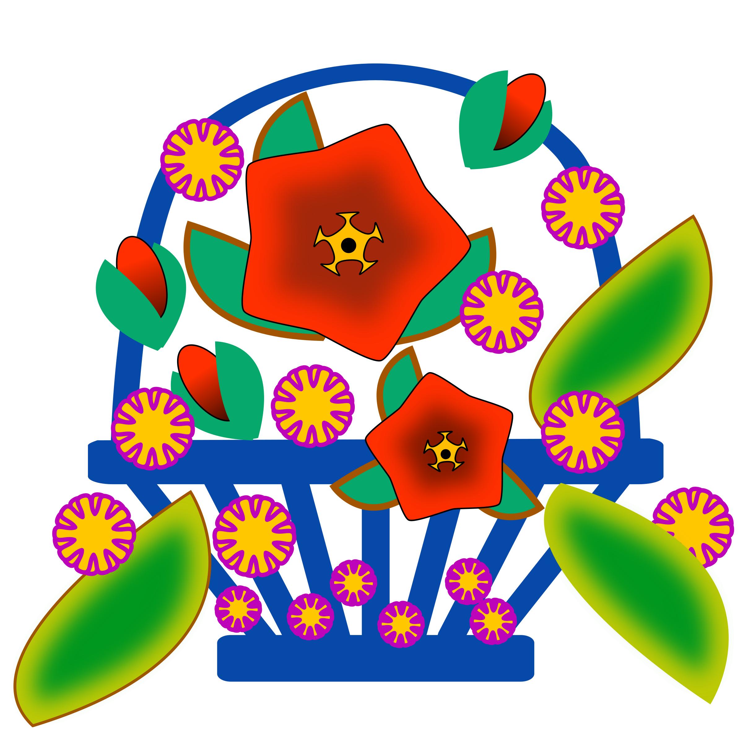 Flower Basket png