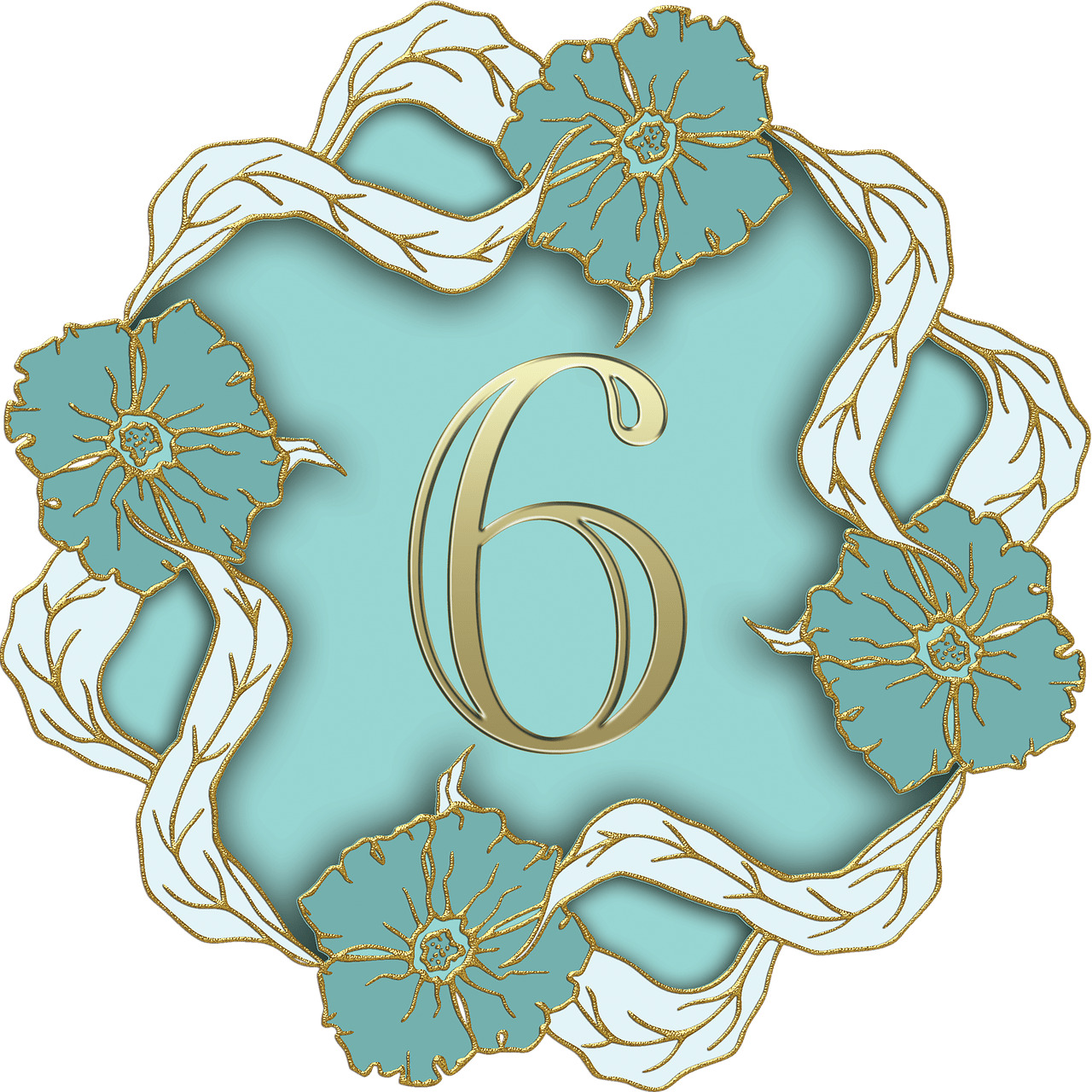 Flower Theme Number 6 icons