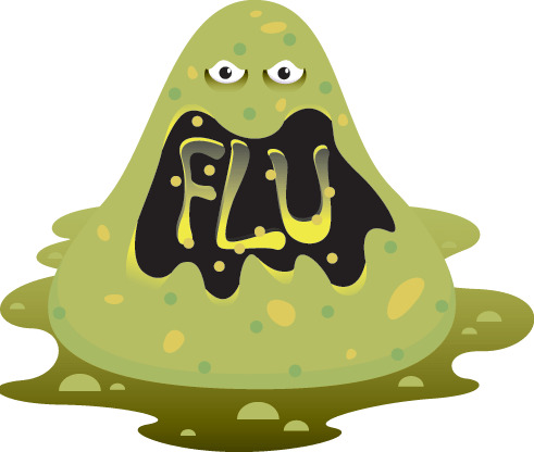 Flu Virus Blob icons