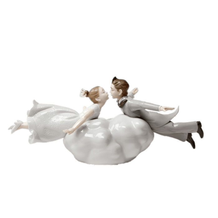 Flying Bride and Groom Wedding Figurines PNG icons