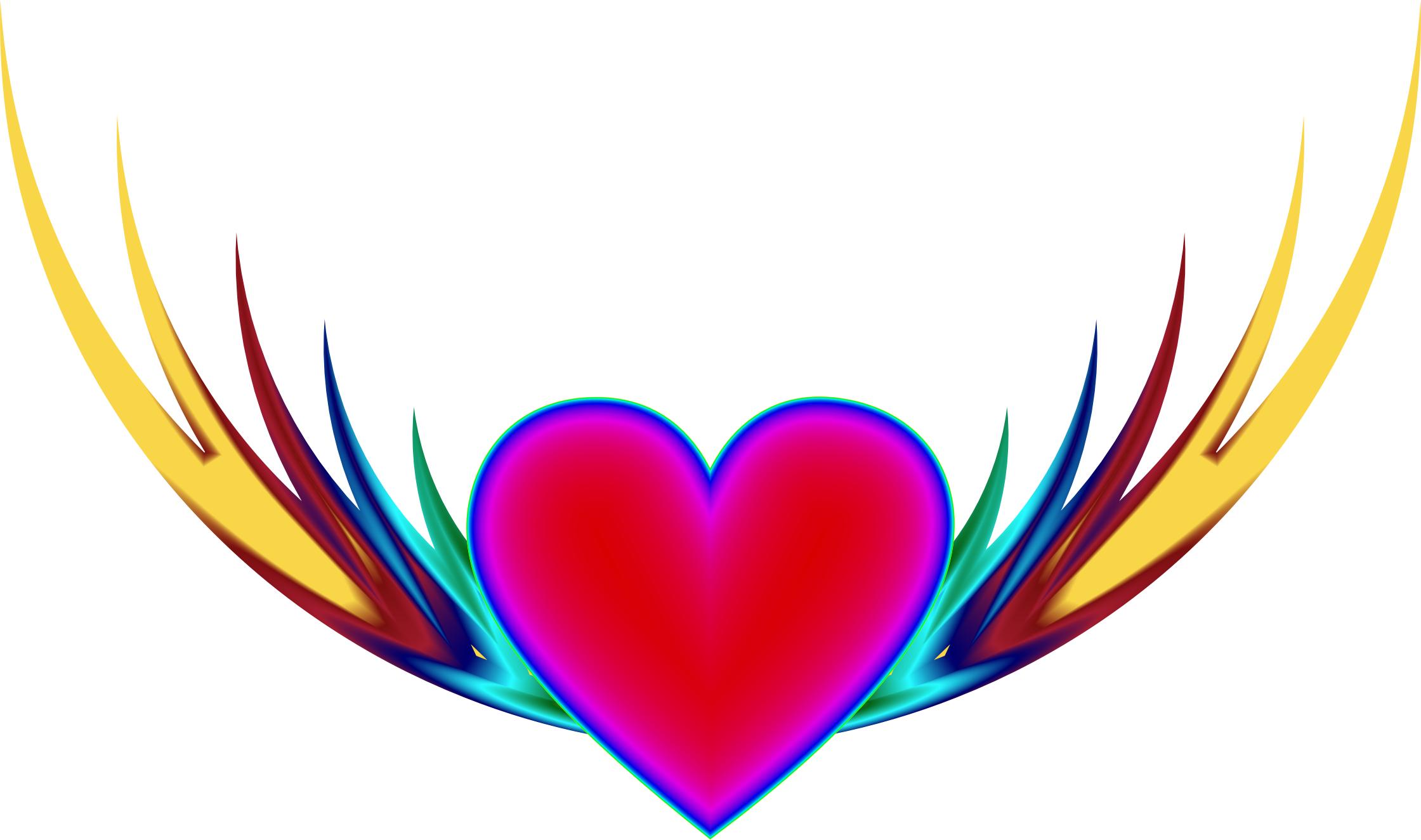 Flying Heart 3 png