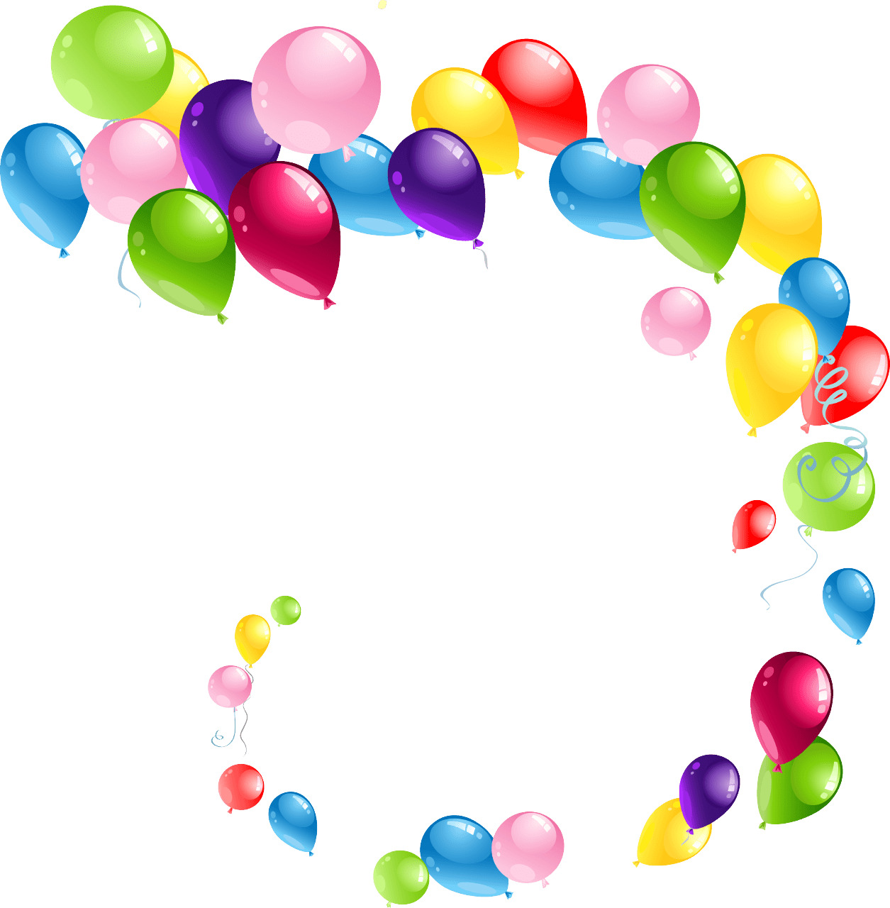 Flying Spiral Balloons png icons