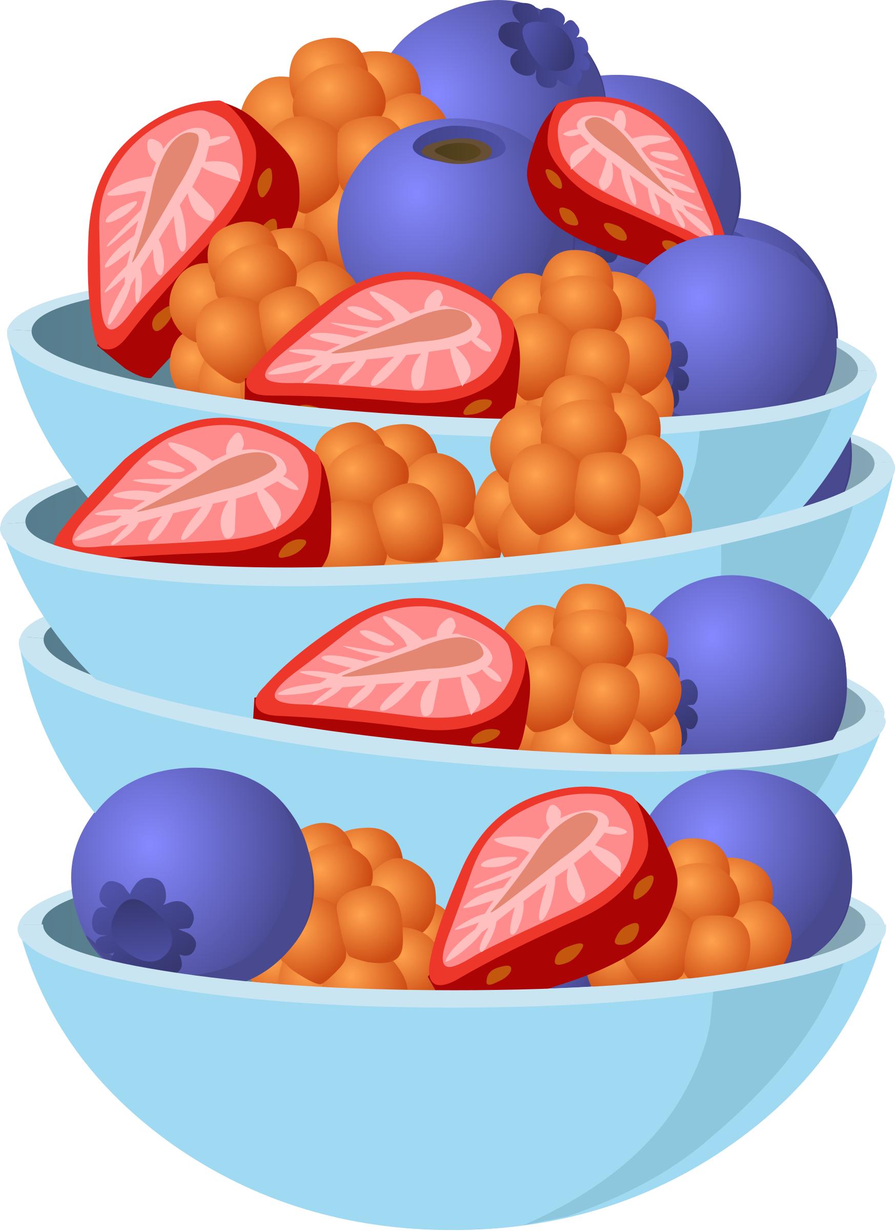 Food Berry Bowl icons