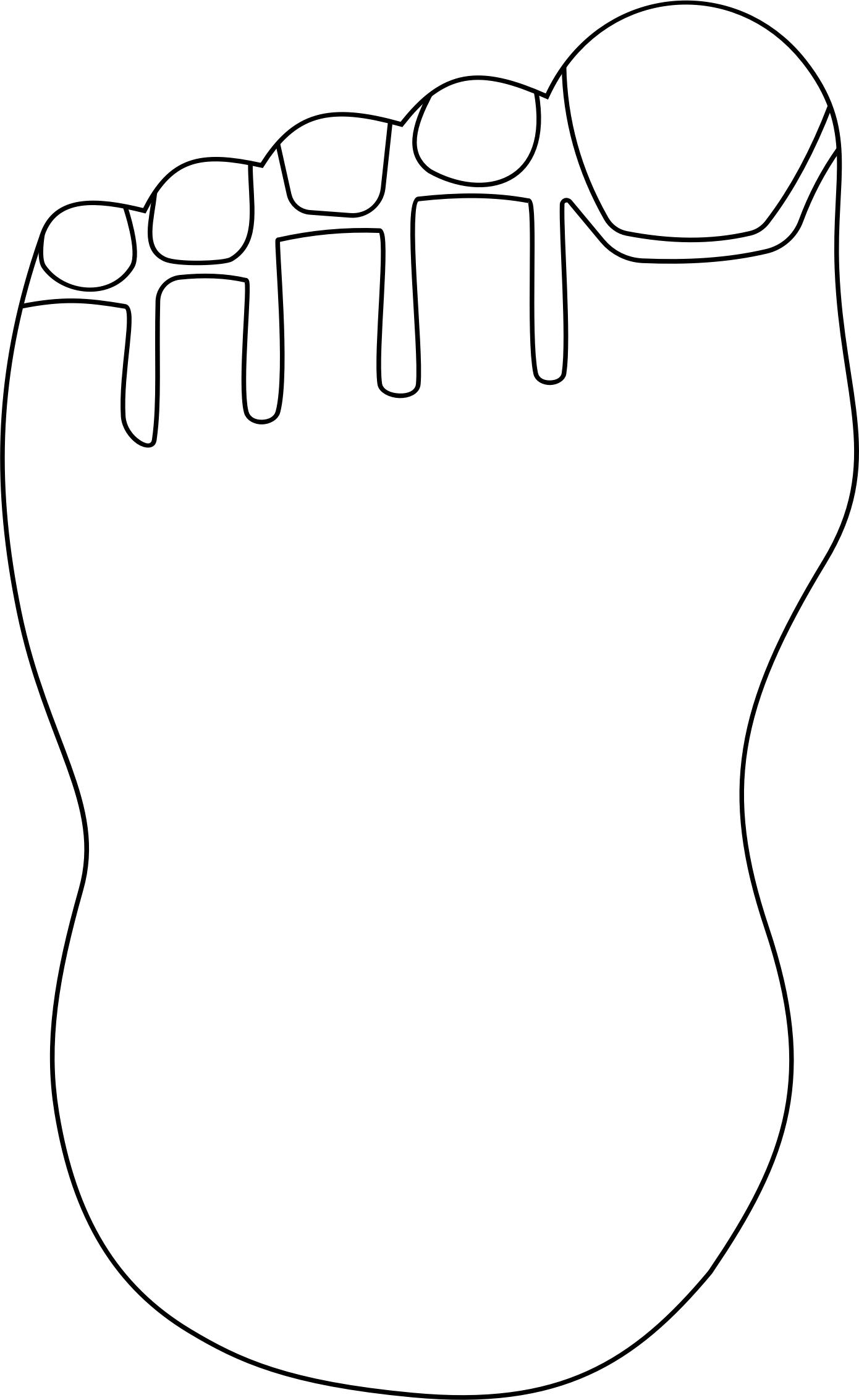 Foot Outline png