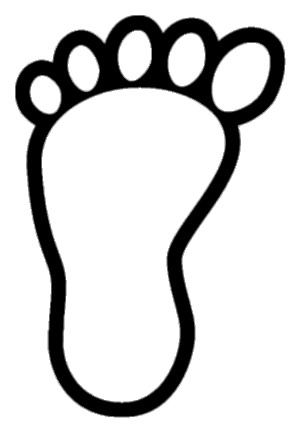 Footprint Bare Foot icons