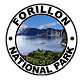 Forillon National Park Round Sticker icons