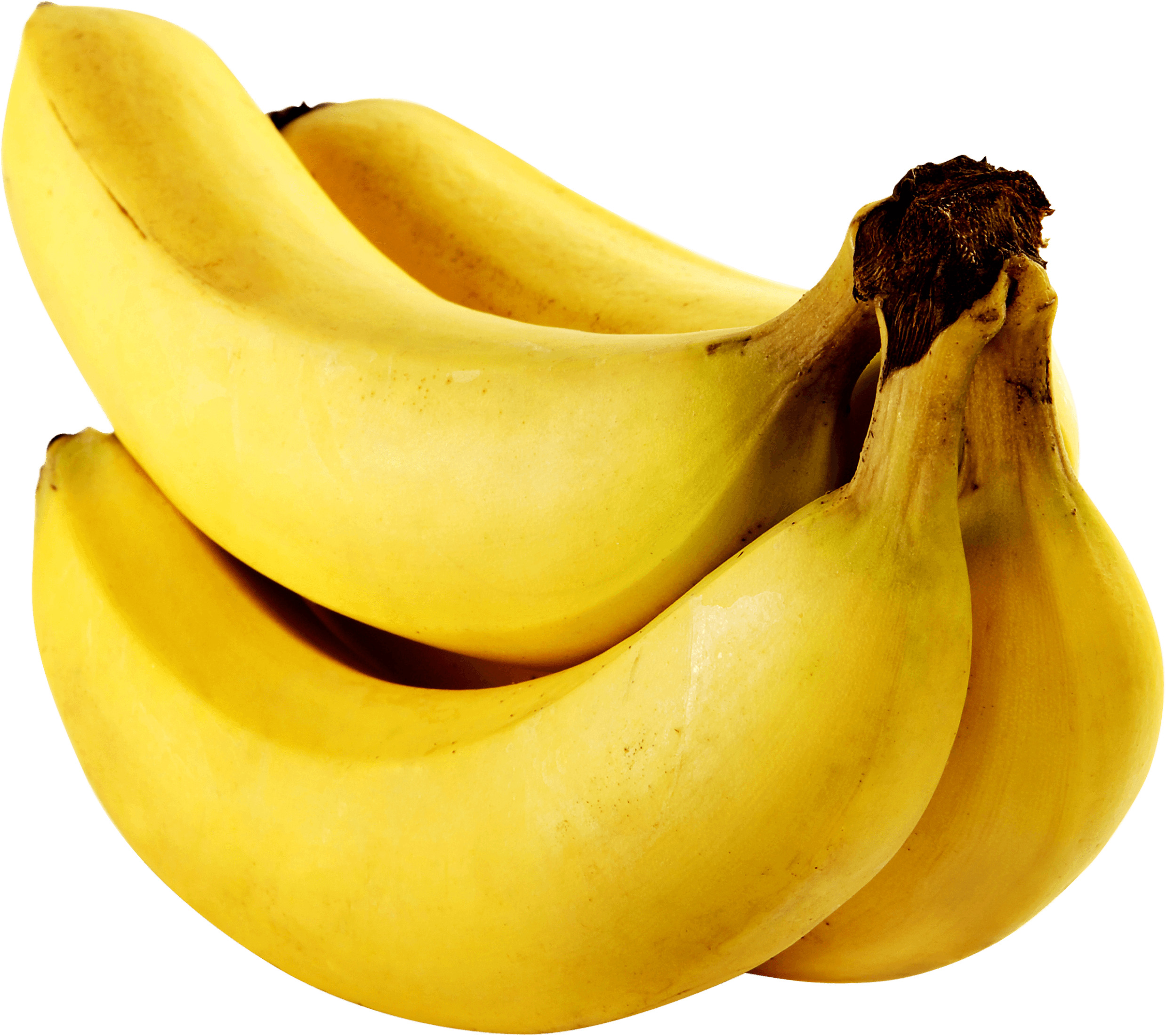 Four Large Bananas png