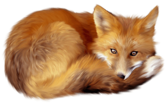 Fox Lying Down icons