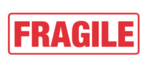 Fragile Sign icons