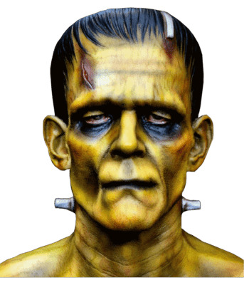 Frankenstein Yellow Face PNG icons