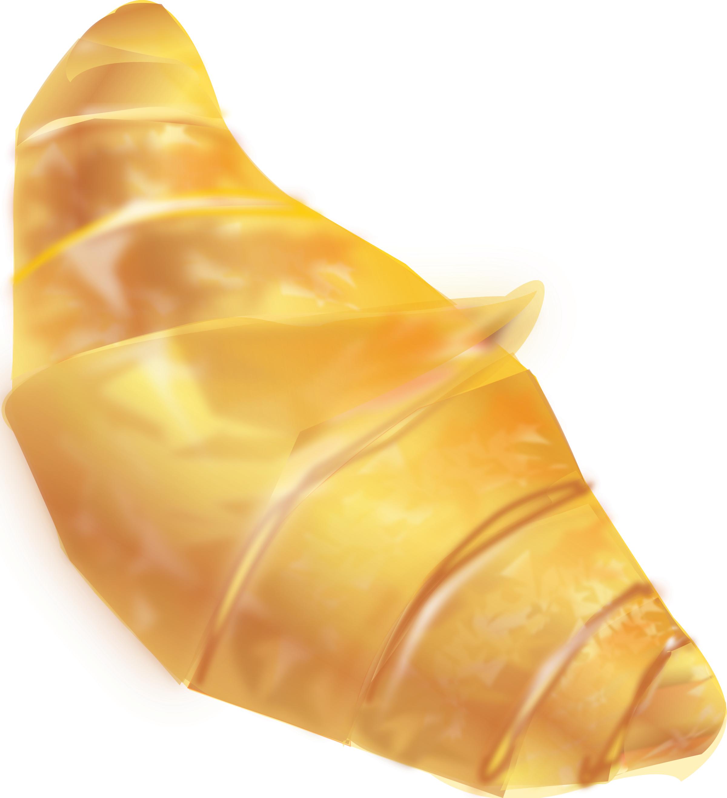 French butter croissant png