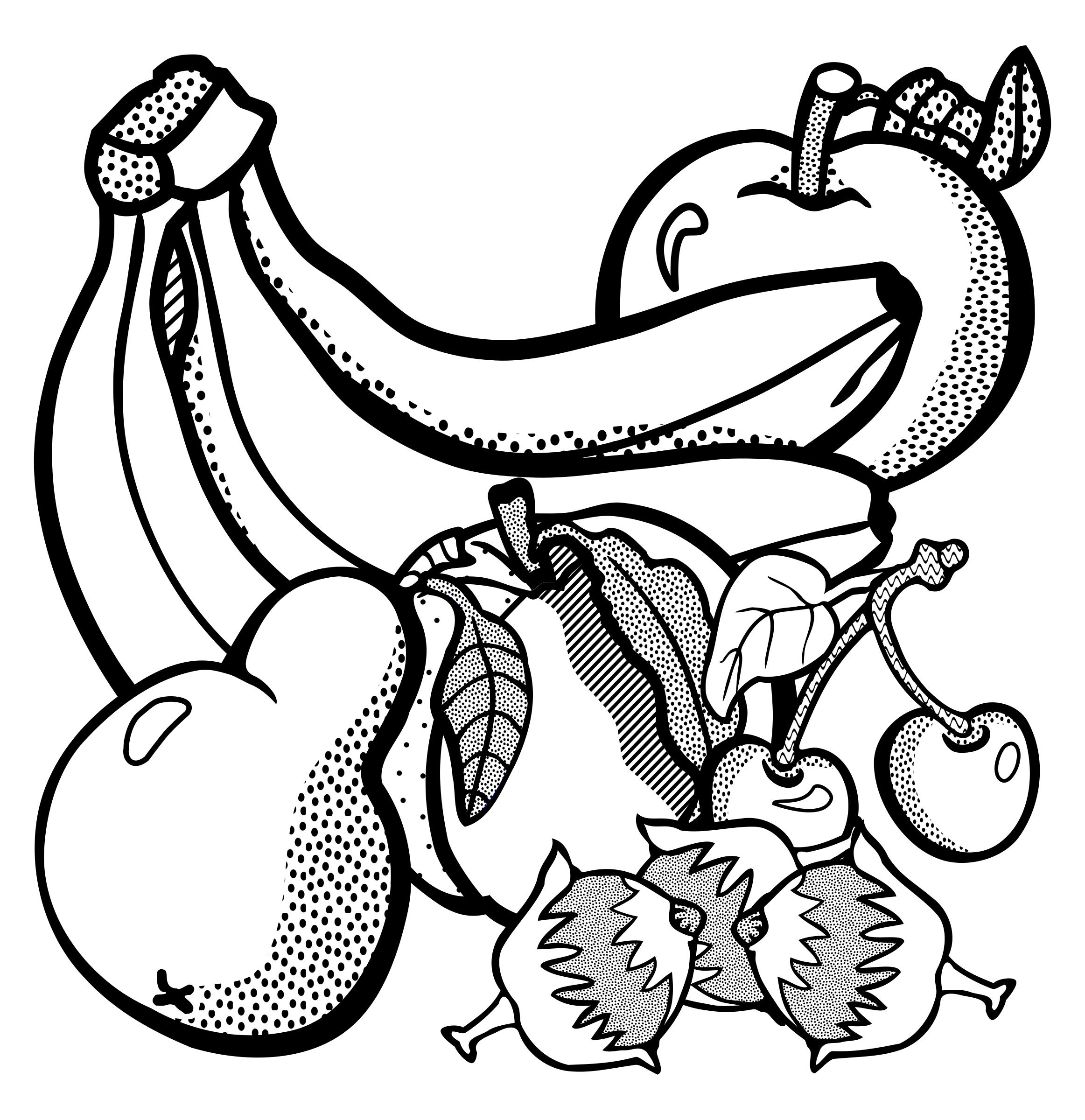 fruits - lineart png