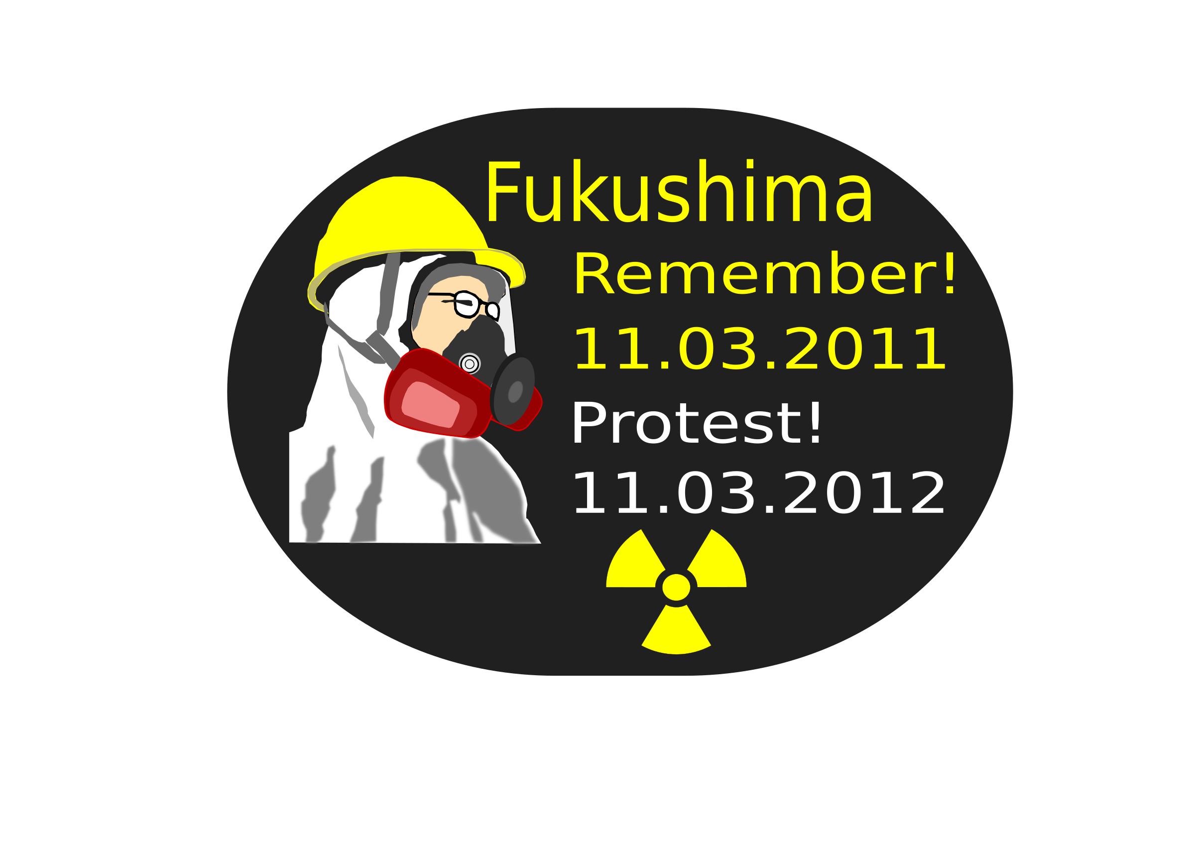 Fukushima Protest 2012 png
