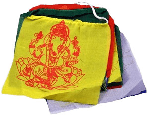 Ganesha Buddhist Prayer Flags png icons