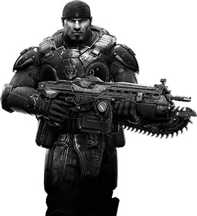 Gears Of War Bw Soldier png icons