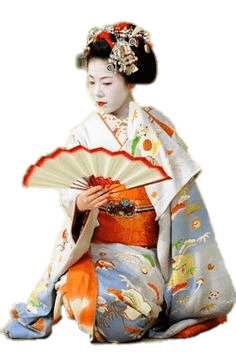 Geisha Holding Fan png icons