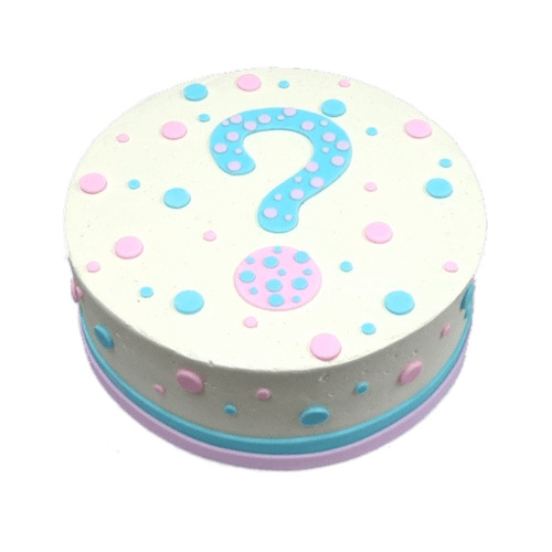 Gender Reveal Cake Question Mark Empire Cake icons