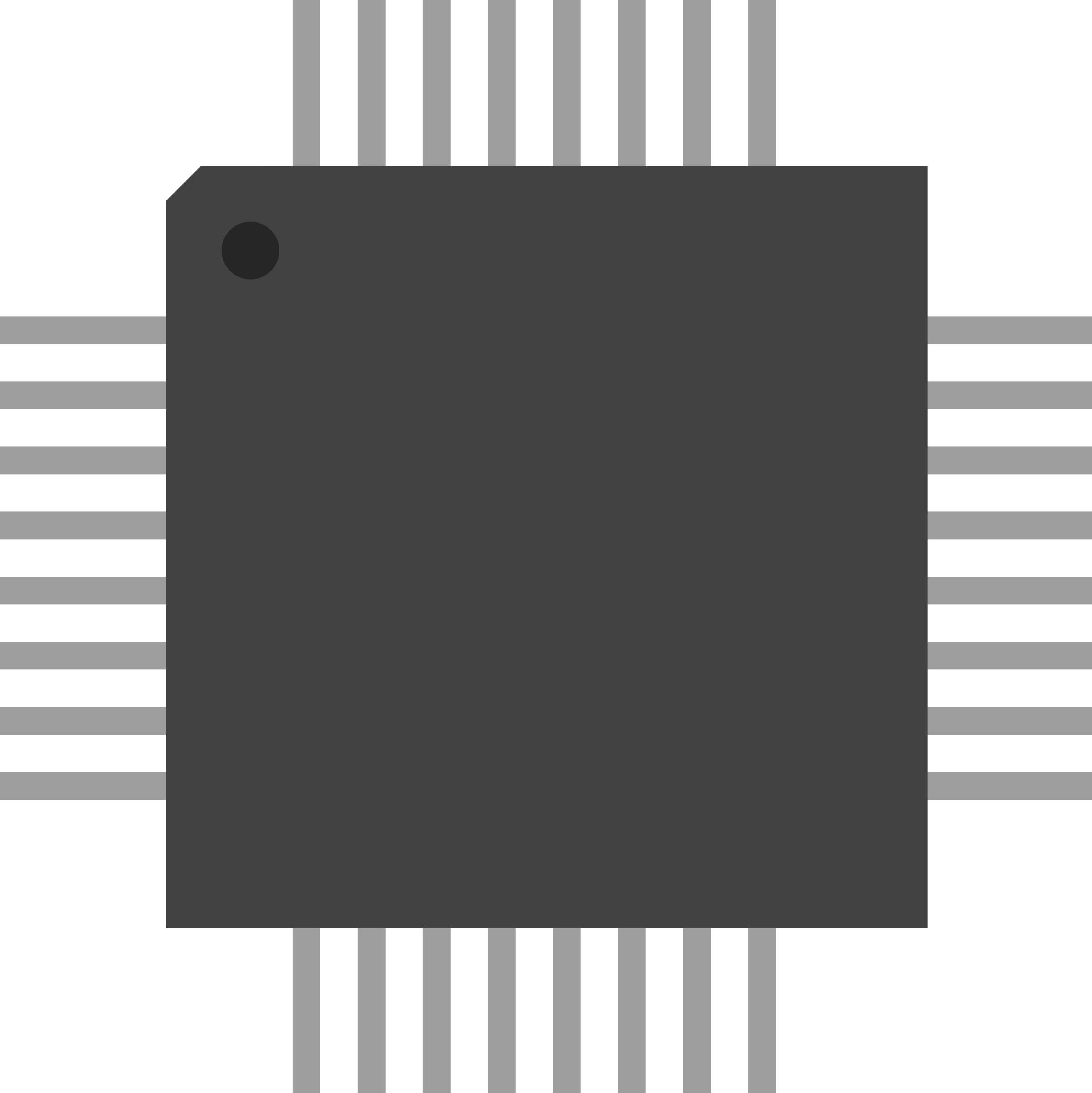 Generic SMD TQFP32 IC Package PNG icons
