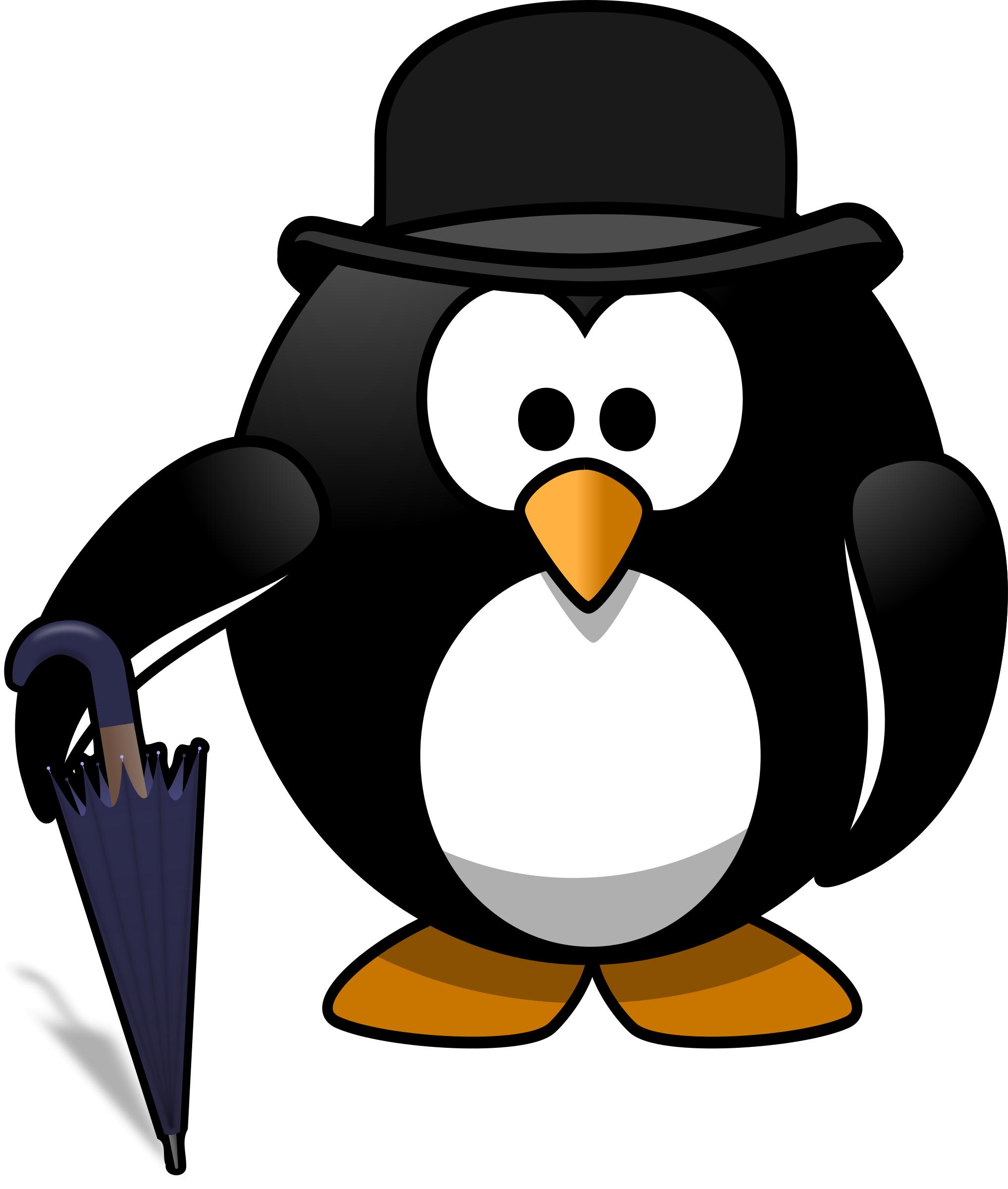 Gentleman penguin png