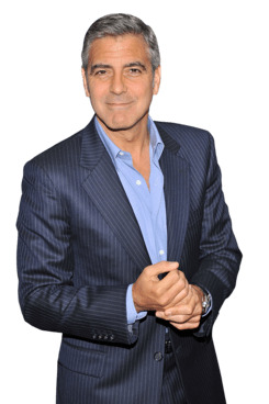 Georges Clooney Blue Suit png icons
