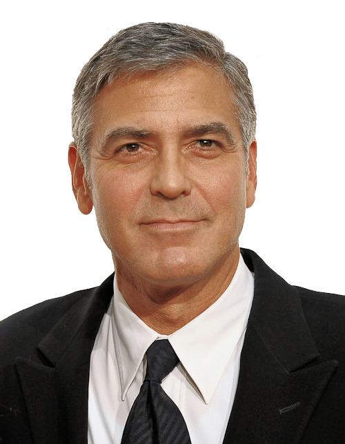 Georges Clooney Looking Up icons