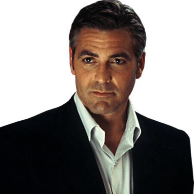 Georges Clooney Thinking png icons