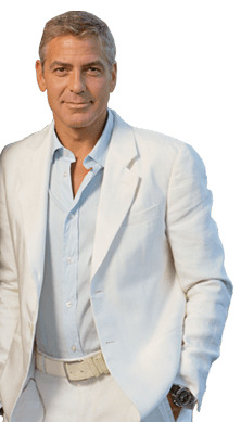 Georges Clooney White Suit png icons