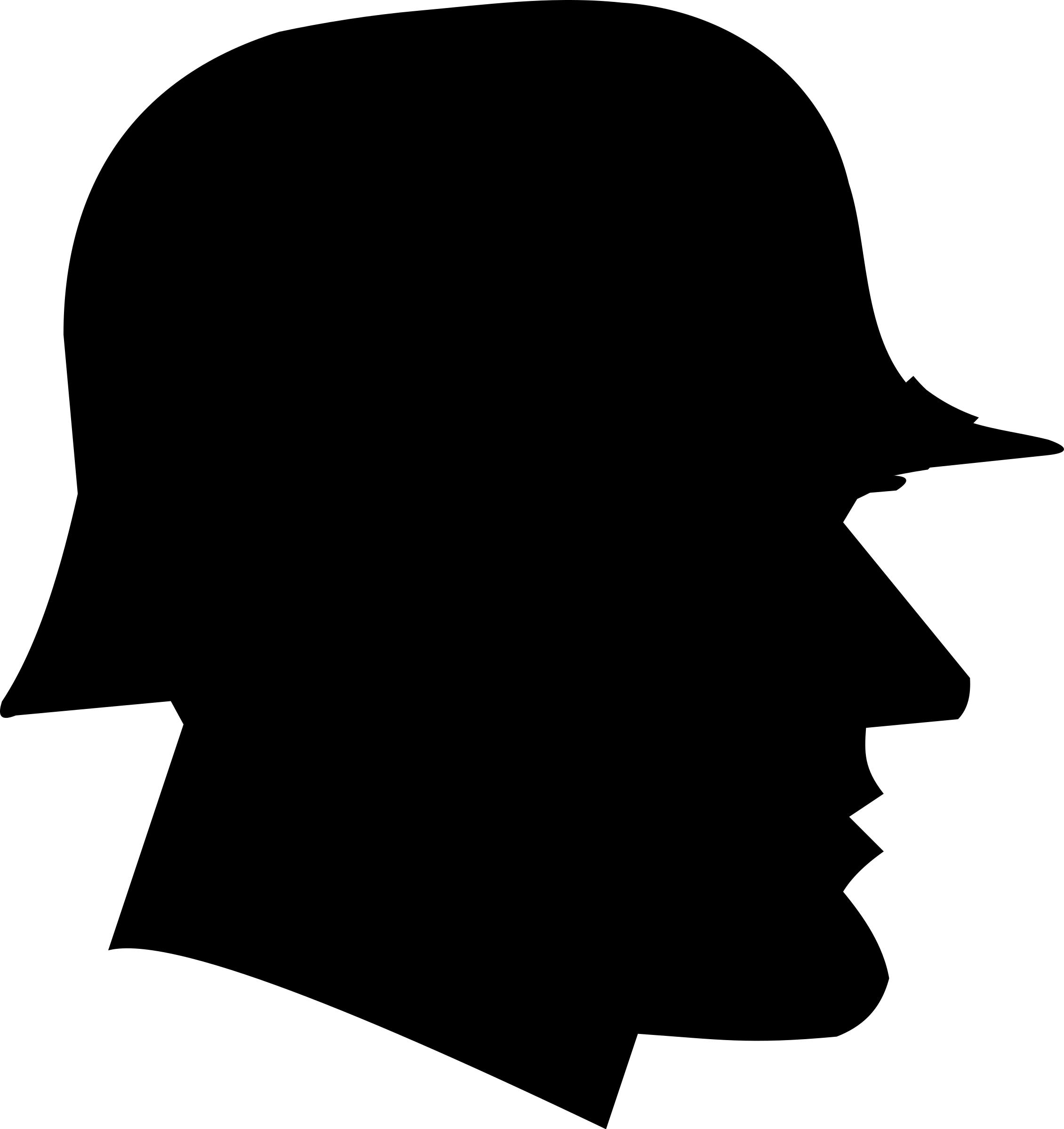 German World War 2 Soldier Silhouette PNG icons