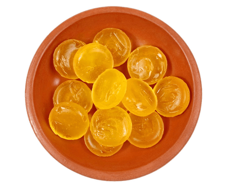 Ginger Lozenges In Bowl icons