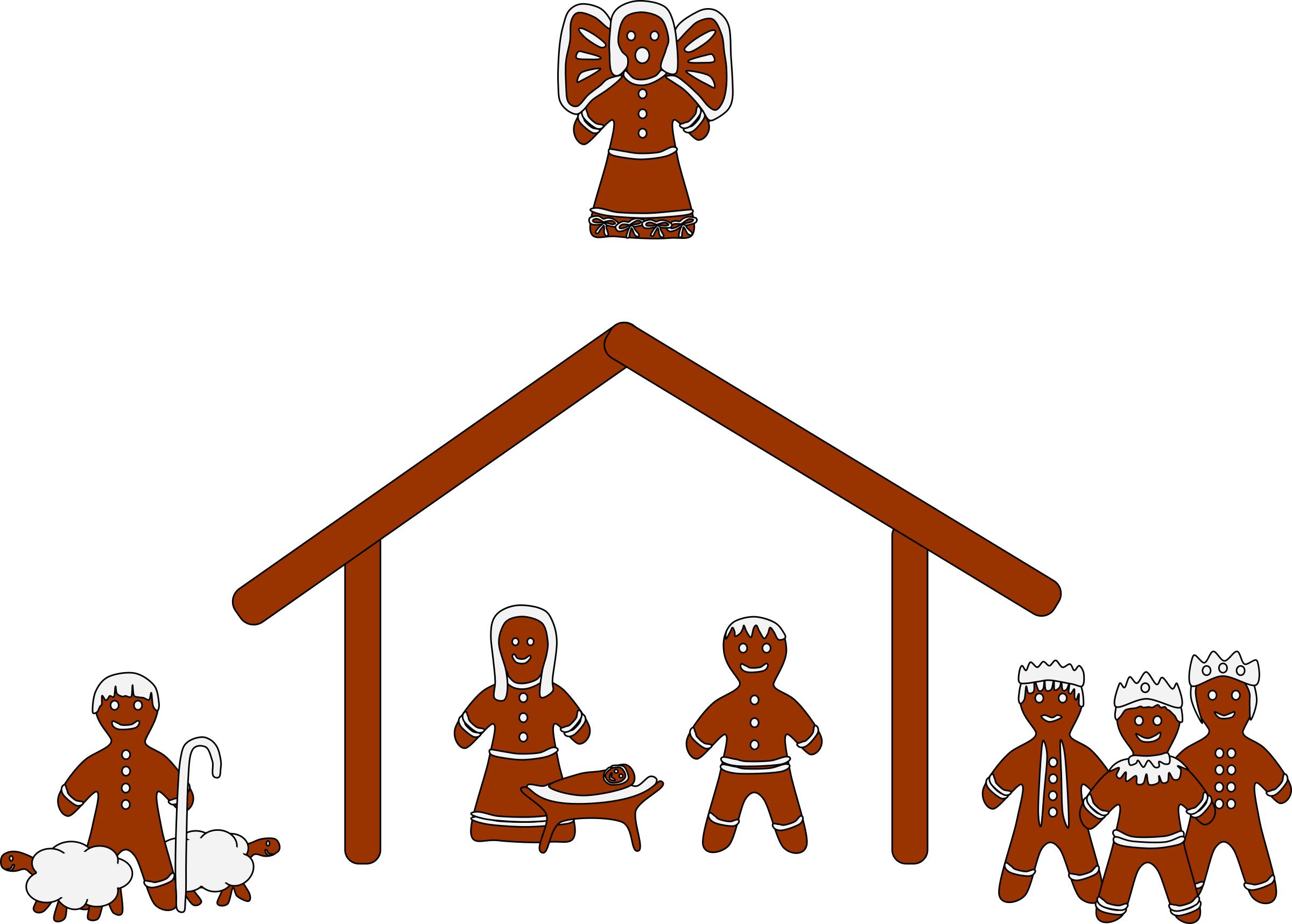 Gingerbread Nativity png
