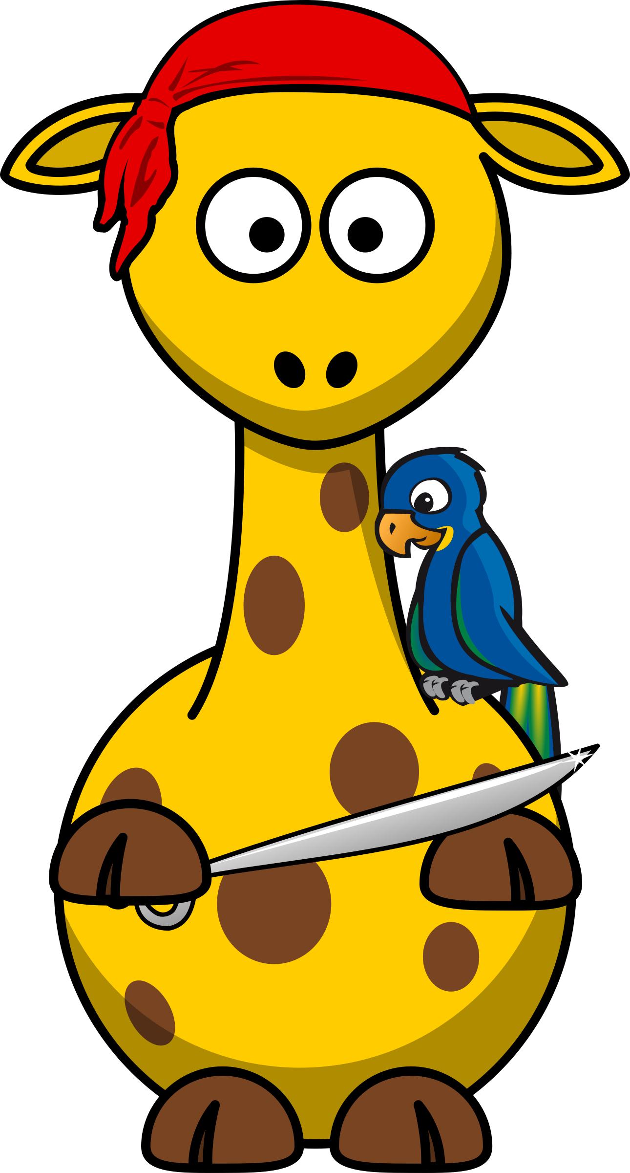 Giraffe Pirate png