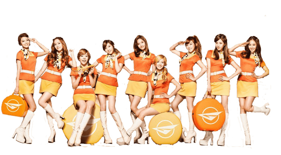 Girls Generation Flight Attendants icons