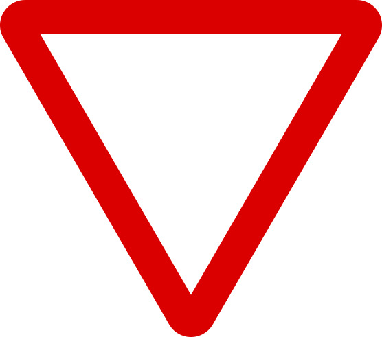 Give Way Sign icons