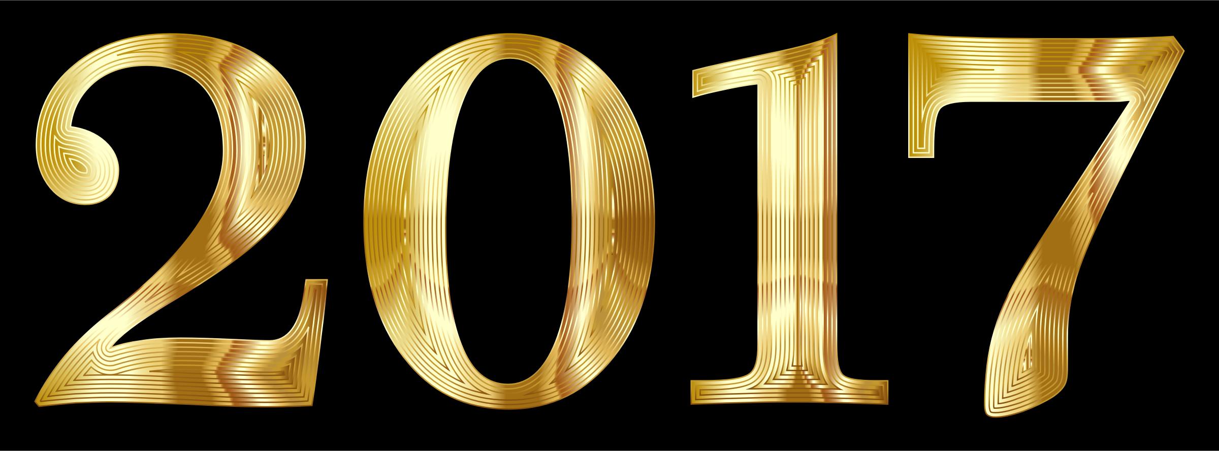 Gold 2017 Typography png