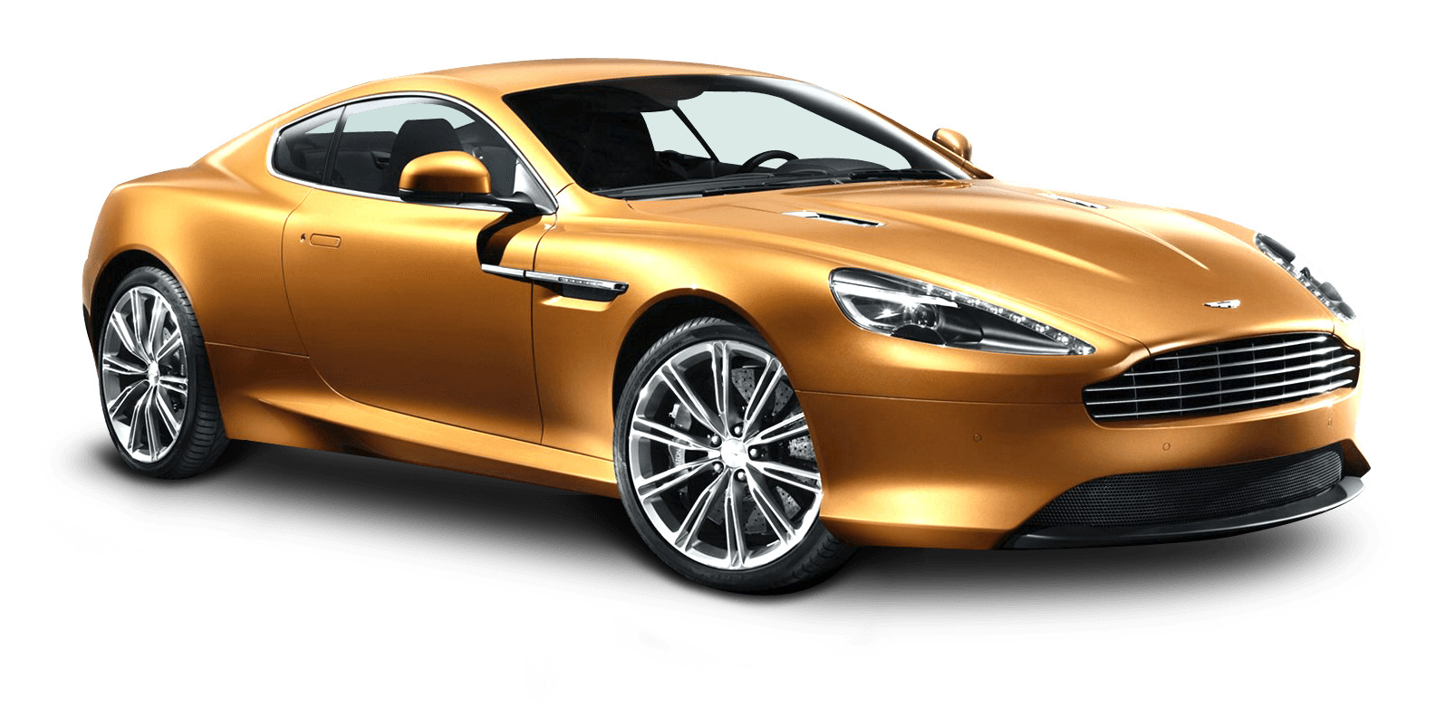 Gold Aston Martin icons
