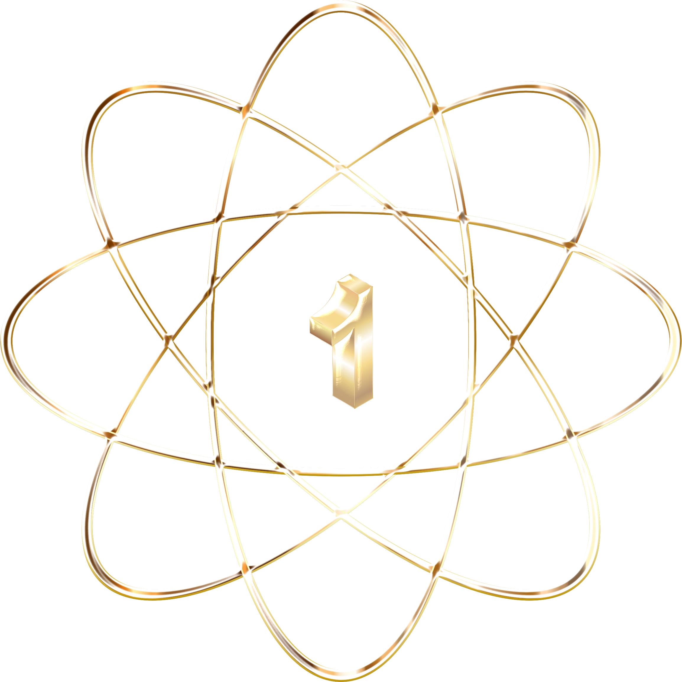 Gold Atom Enhanced No Background png